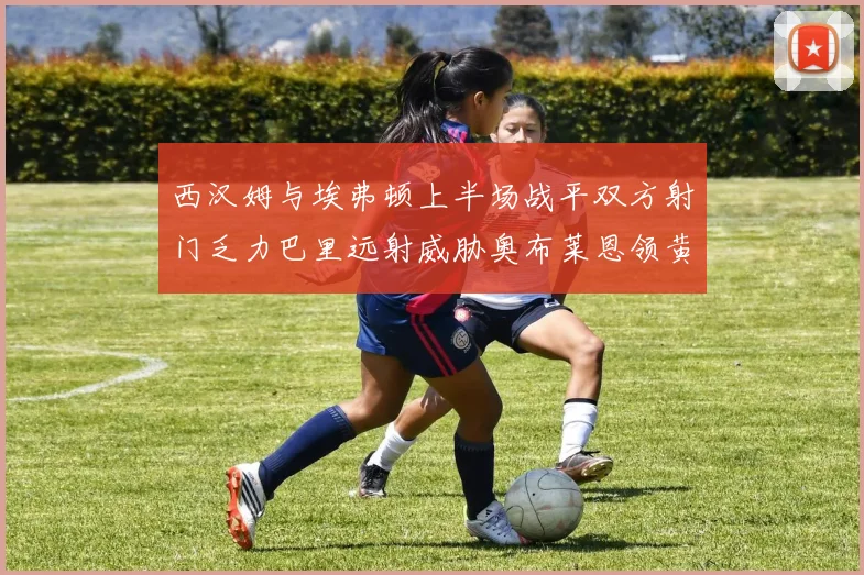 西汉姆与埃弗顿上半场战平双方射门乏力巴里远射威胁奥布莱恩领黄牌